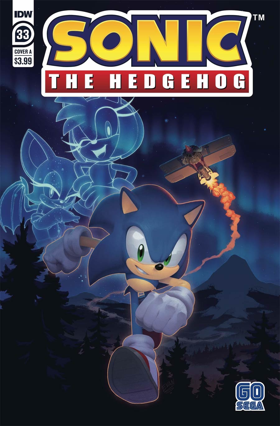 Sonic The Hedgehog Vol 3 #33 Cover A Regular Evan Stanley Cover