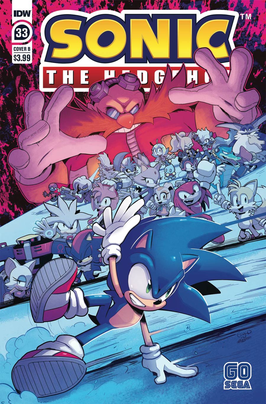 Sonic The Hedgehog Vol 3 #33 Cover B Variant Gigi Dutriex Cover