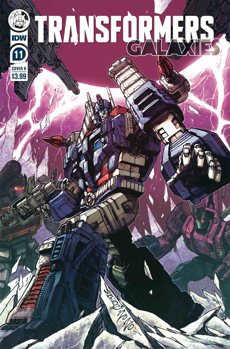 Transformers Galaxies #11 Cover B Variant Alex Milne Cover