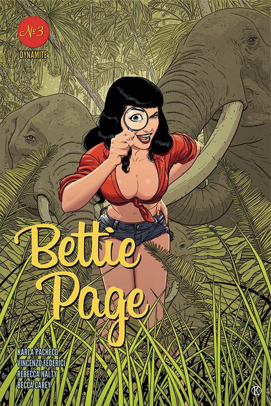 Bettie Page Vol 3 #3 Cover B Variant Kano Cover