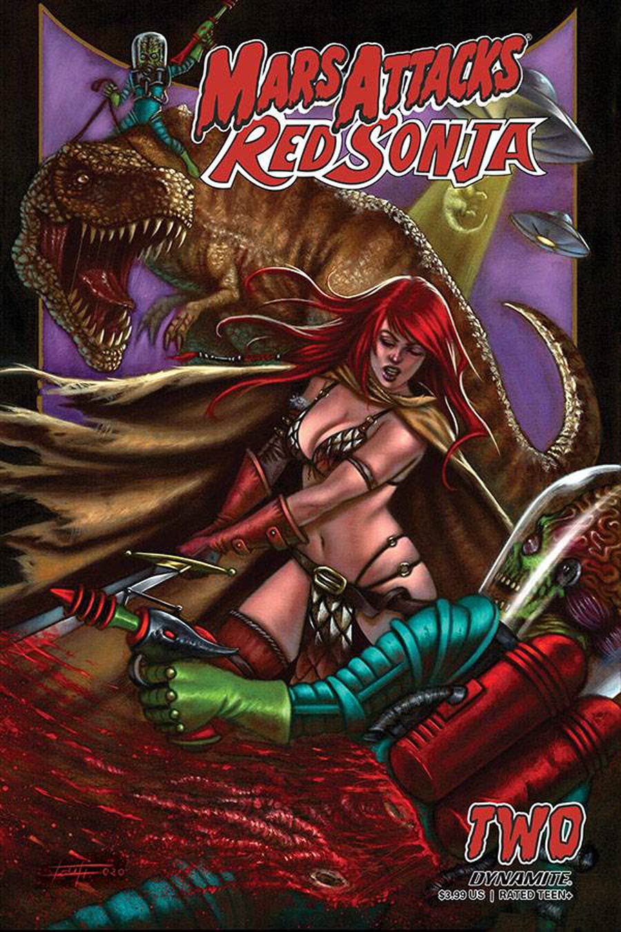 Mars Attacks Red Sonja #2 Cover C Variant Luca Strati Cover