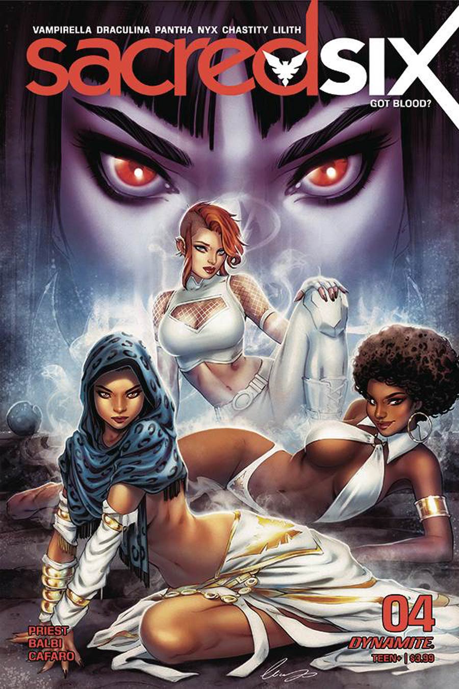 Sacred Six #4 Cover C Variant Elias Chatzoudis Cover