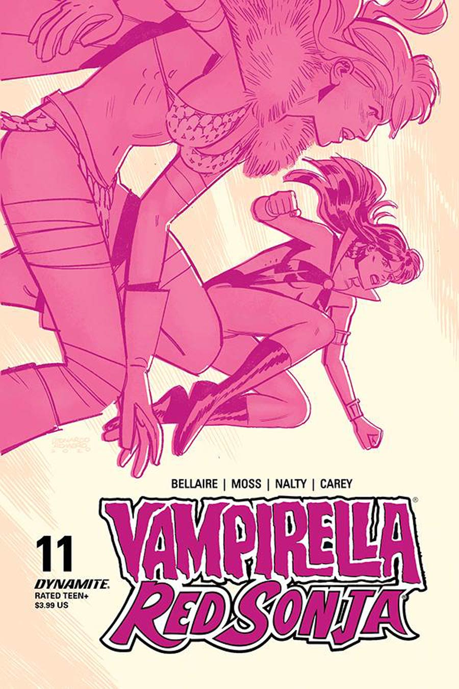 Vampirella Red Sonja #11 Cover C Variant Leonardo Romero & Jordie Bellaire Cover