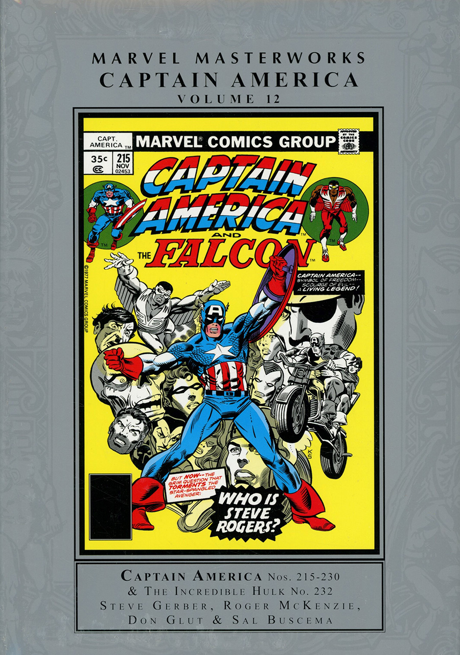 Marvel Masterworks Captain America Vol 12 HC Regular Dust Jacket