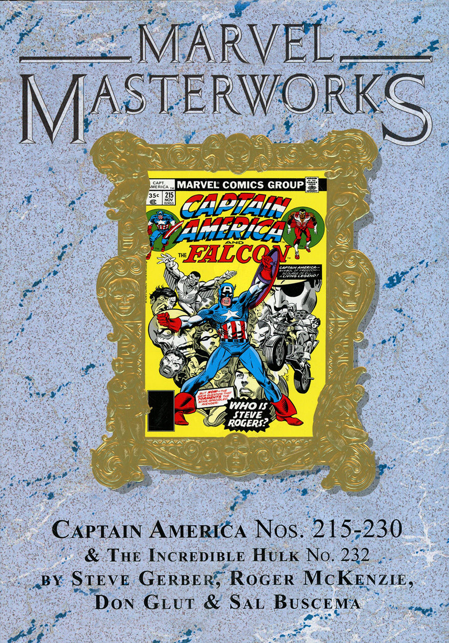 Marvel Masterworks Captain America Vol 12 HC Variant Dust Jacket