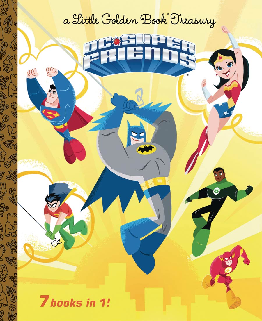 DC Super Friends A Little Golden Book Treasury HC