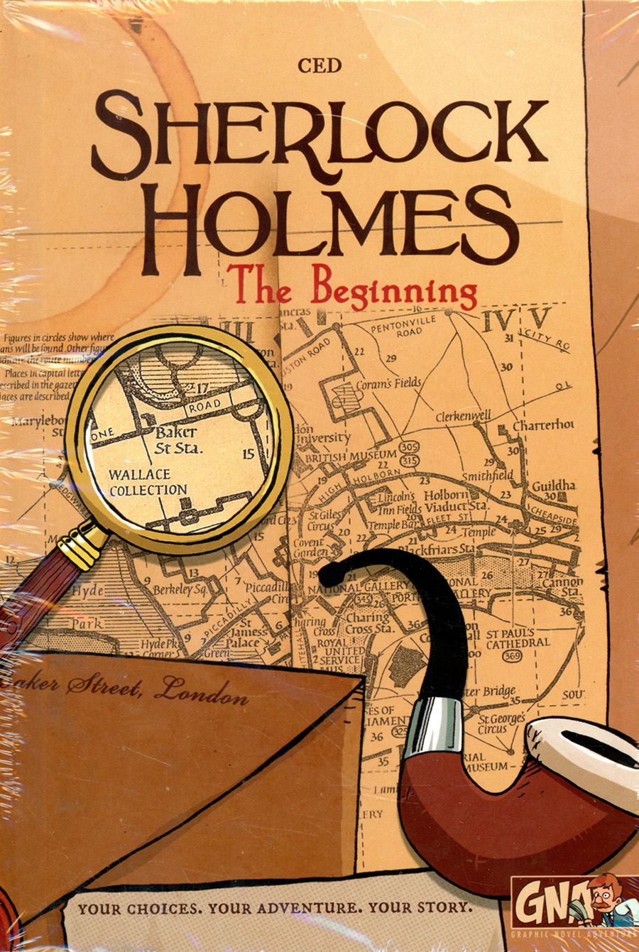 Sherlock Holmes The Beginning Graphic Novel Adventures HC