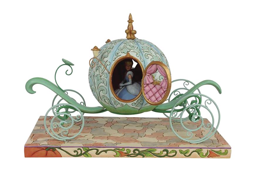 Disney Traditions Cinderella Enchanted Carriage 11.5-Inch Figurine