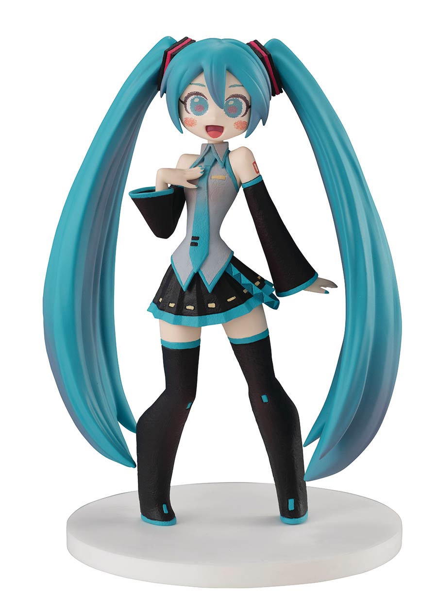 cartoony hatsune miku figure
