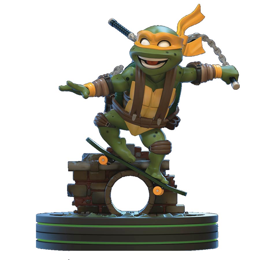 Teenage Mutant Ninja Turtles Q-Fig Diorama Figure - Michelangelo