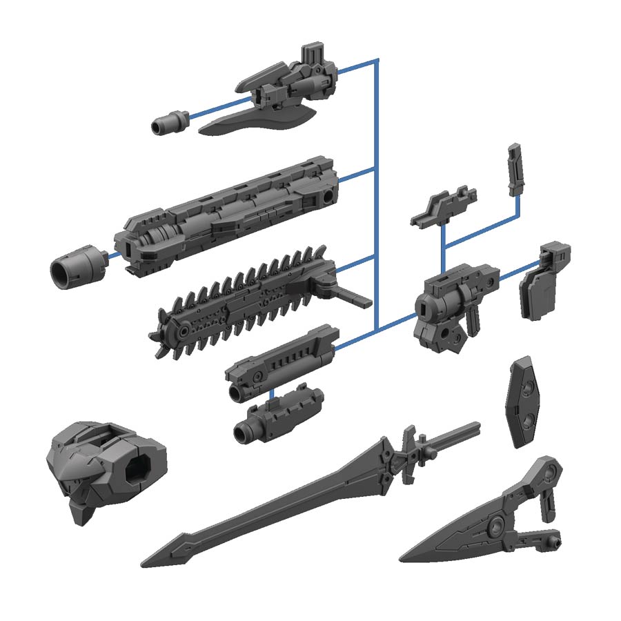 30 Minutes Missions Weapons 1/144 Kit #W-07 Option Weapon 1 For Rabiot
