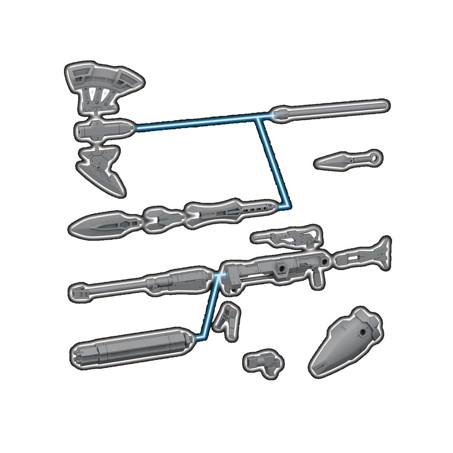 30 Minutes Missions Weapons 1/144 Kit #W-08 Option Weapon 1 For Cielnova