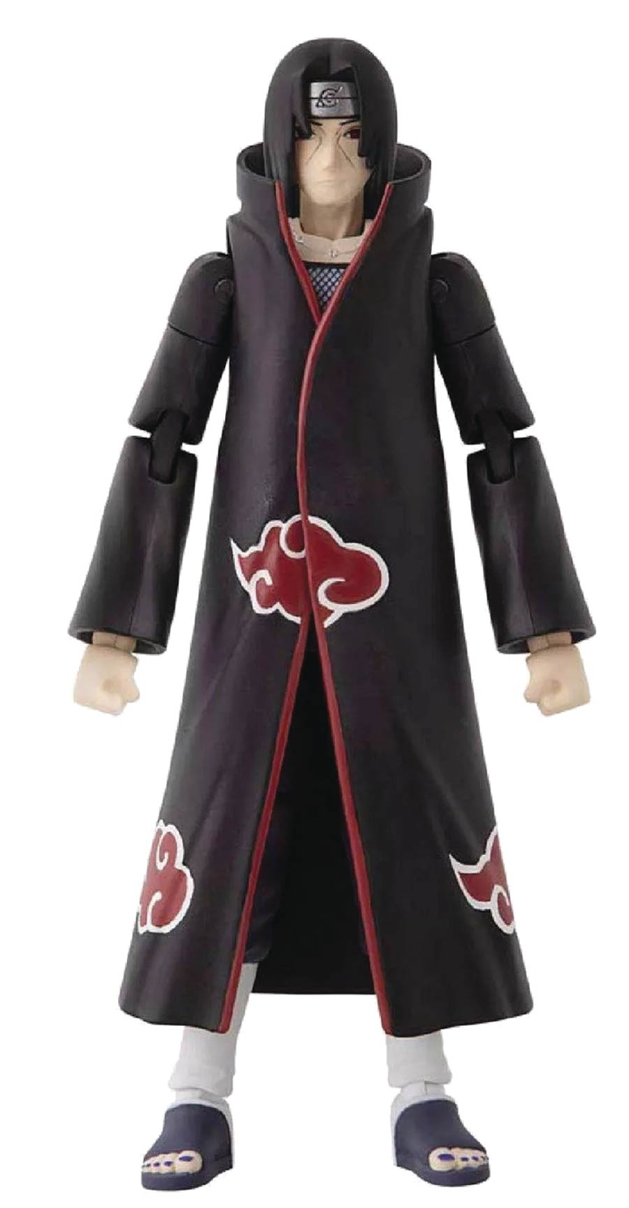 Anime Heroes Naruto Itachi Uchiha Action Figure 6-Piece Case