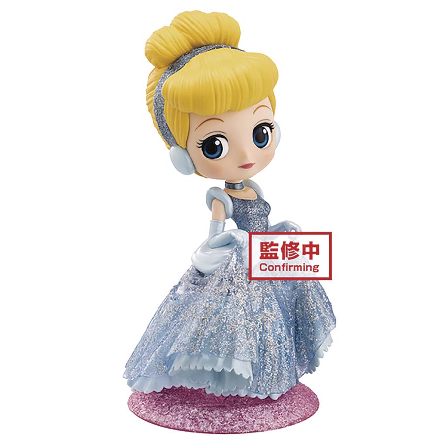 Disney Cinderella Glitter Q-Posket Figure