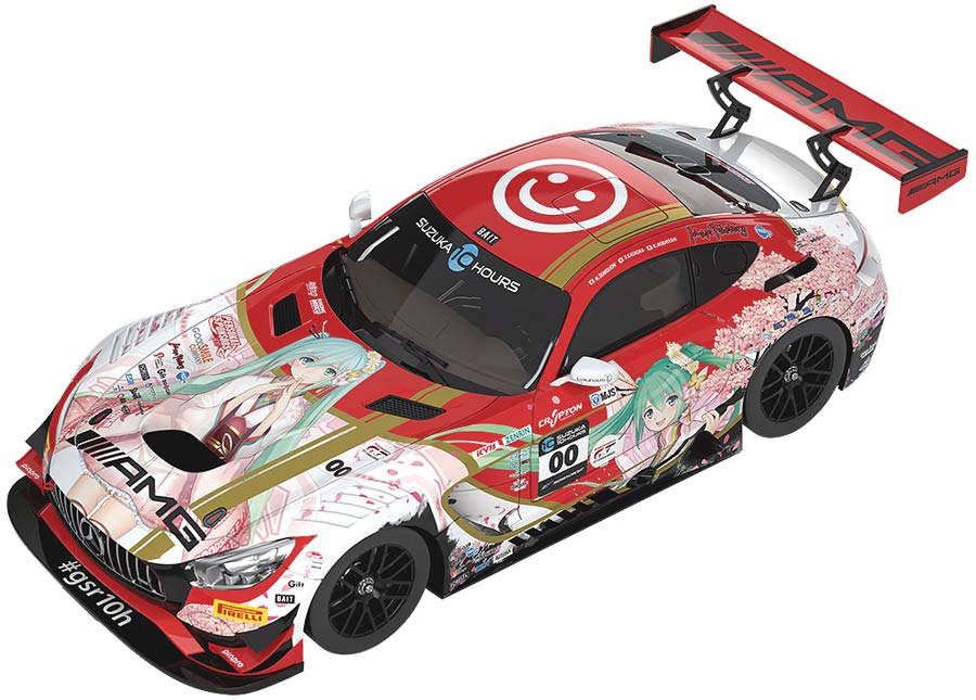 Hatsune Miku GT Project Mercedes AMG 2018 Suzuka 1/64 Scale Die-Cast Car