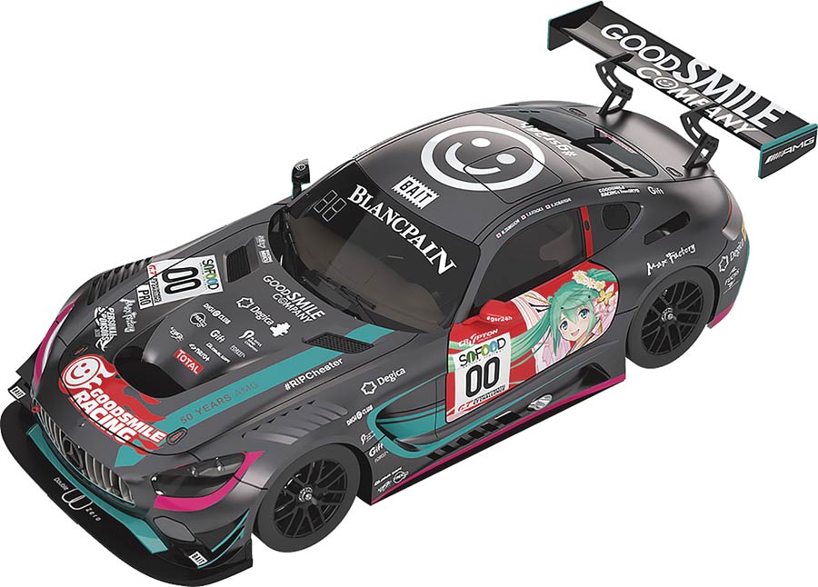 Hatsune Miku GT Project AMG 2017 SPA24H Finals 1/64 Scale Mini Car