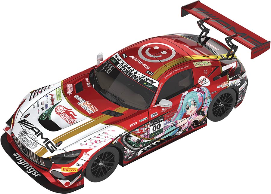 Hatsune Miku GT Project AMG 2019 Suzuka 10 HR 1/64 Scale Mini Car