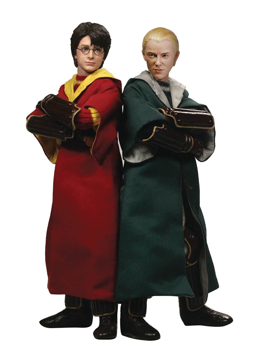 Harry Potter And The Chamber Of Secrets Quidditch Harry Potter & Draco Malfoy 1/6 Scale 2-Pack Action Figure