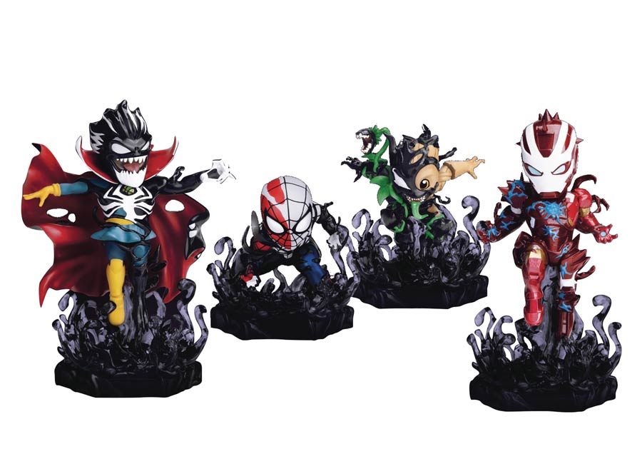 Marvel Maximum Venom MEA-018 Venomized Figure 4-Piece Bundle