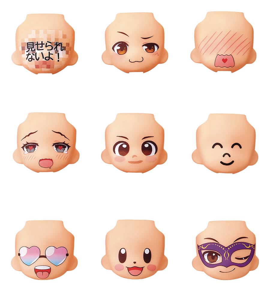 Nendoroid More Face Swap 04 Blind Mystery Box 9-Piece Display