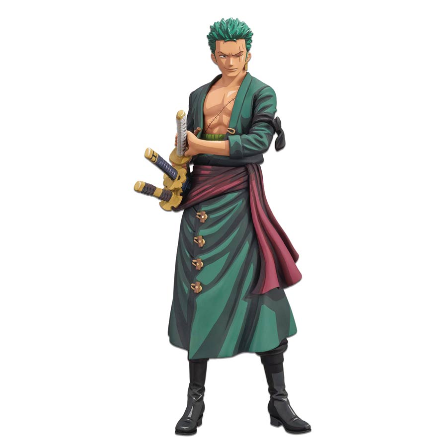 One Piece Roronoa Zoro Grandista Manga Dimensions Figure
