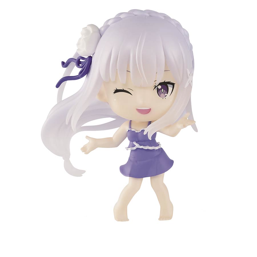 ReZero Starting Life In Another World Chibi Kyun-Chara Swimsuit Figure - Emelia