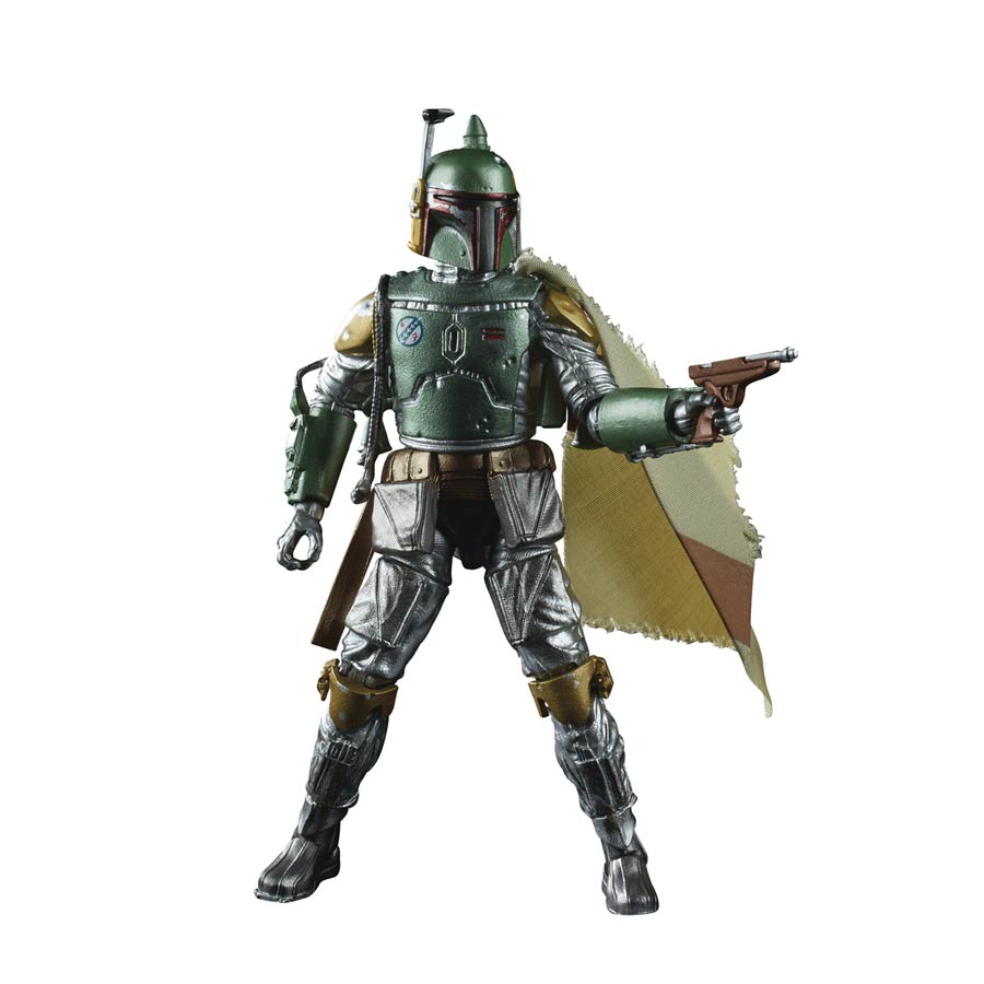 Star Wars Black Series Carbonized 6-Inch Action Figure Metallic Boba Fett Case