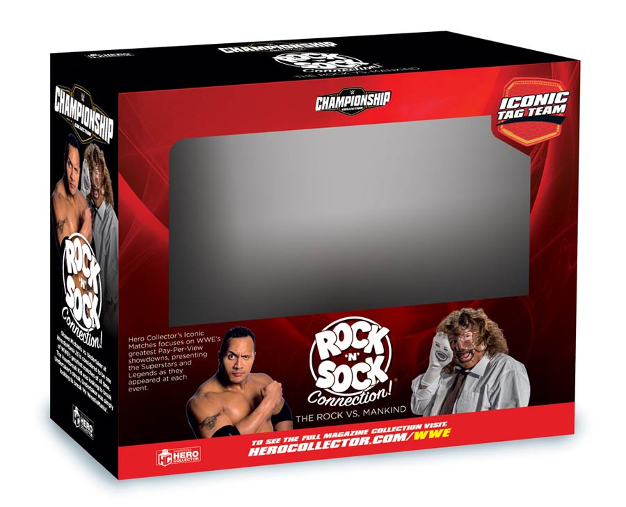 WWE Figurine Championship Collection Special #2 The Rock N Sock Connection The Rock & Mankind 1999