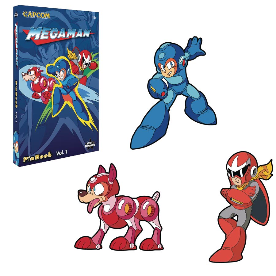 Mega Man Pin Book Vol 1 Set
