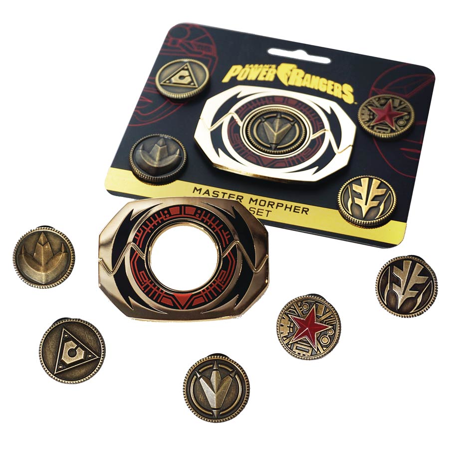 Power Rangers Master Morpher Pin Set