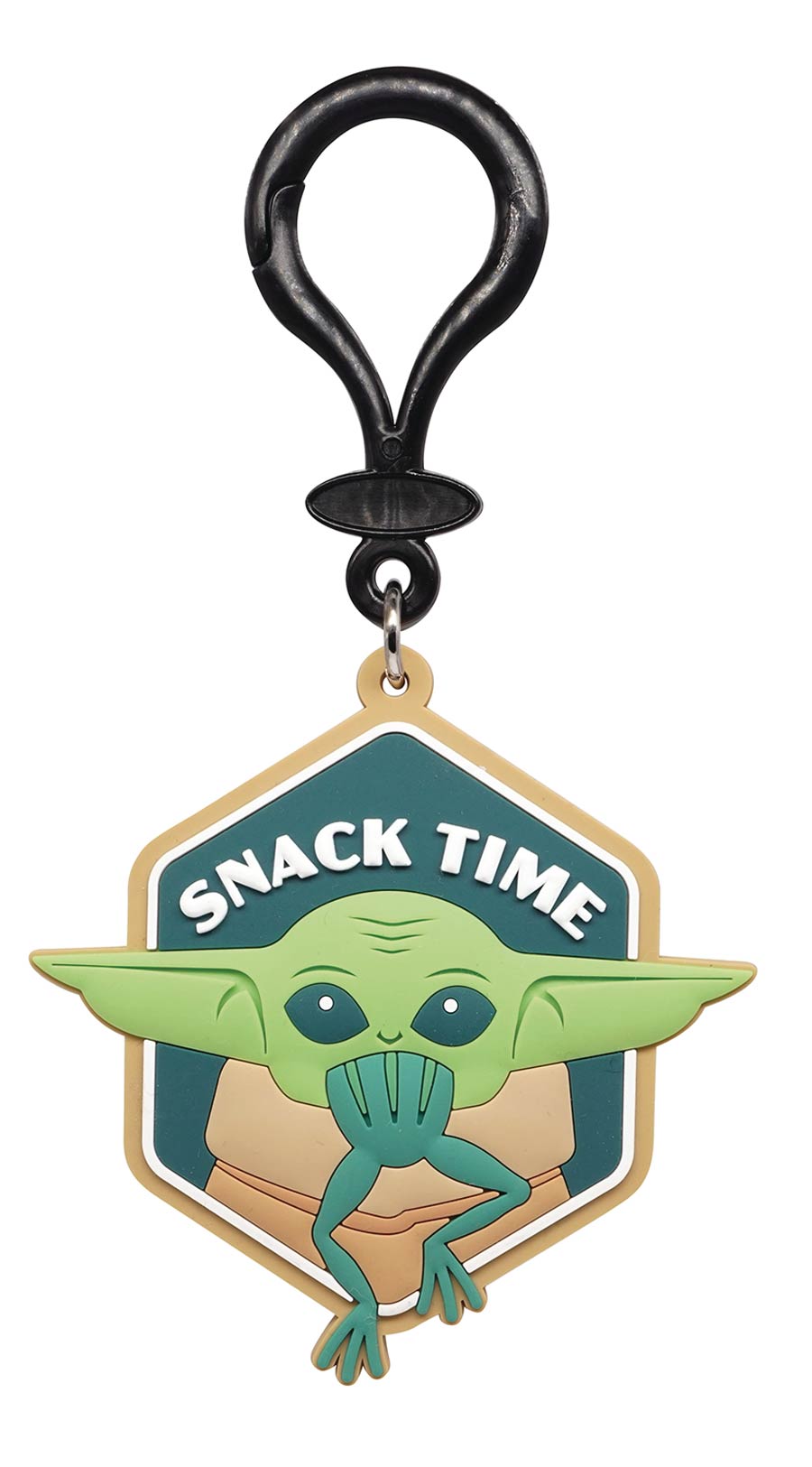 Star Wars The Mandalorian The Child Soft PVC Bag Clip - Snack Time