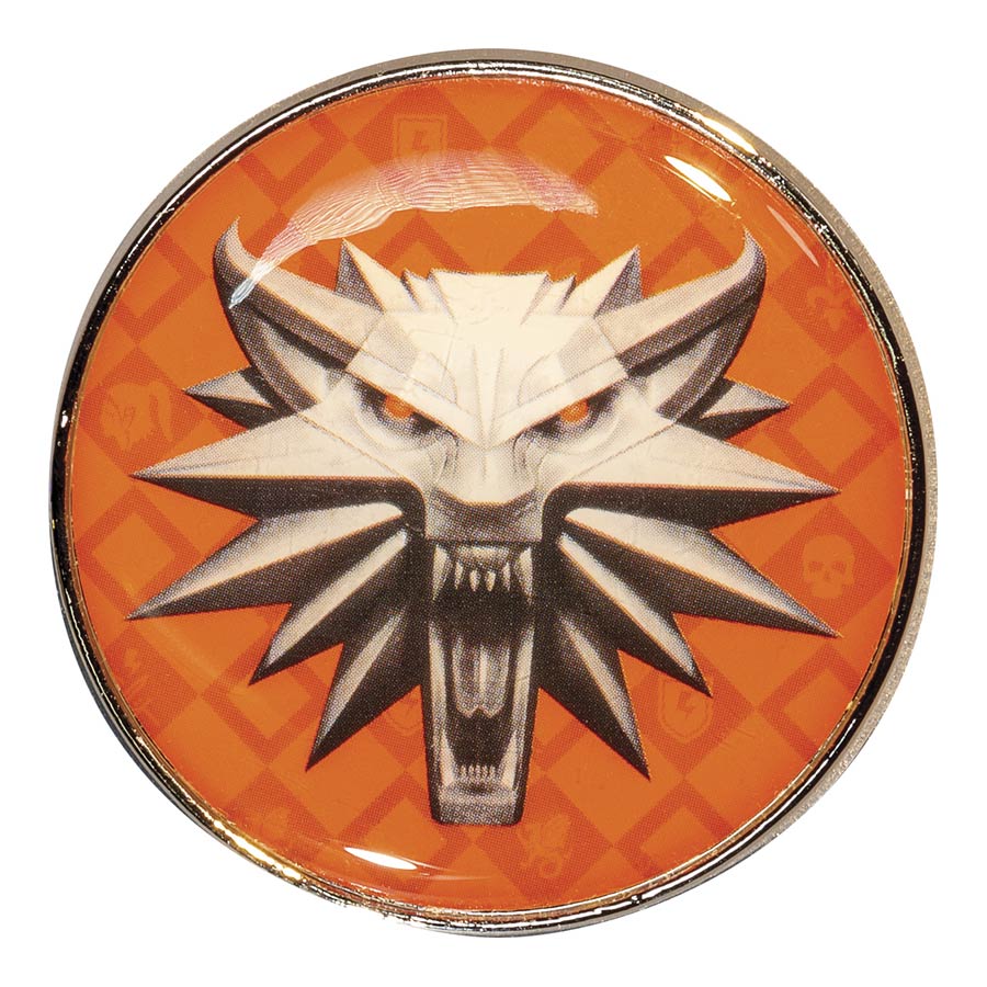 Witcher 3 The Wild Hunt Enamel Pin - School Of The Wolf