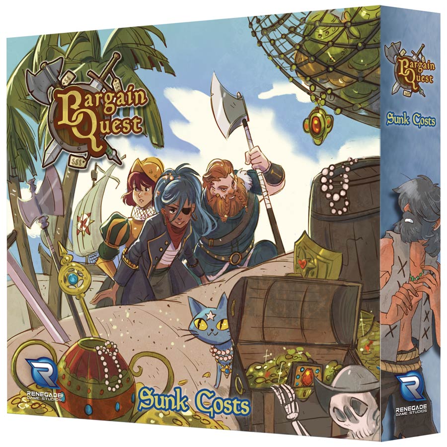 Bargain Quest Sunk Costs Board Game Expansion