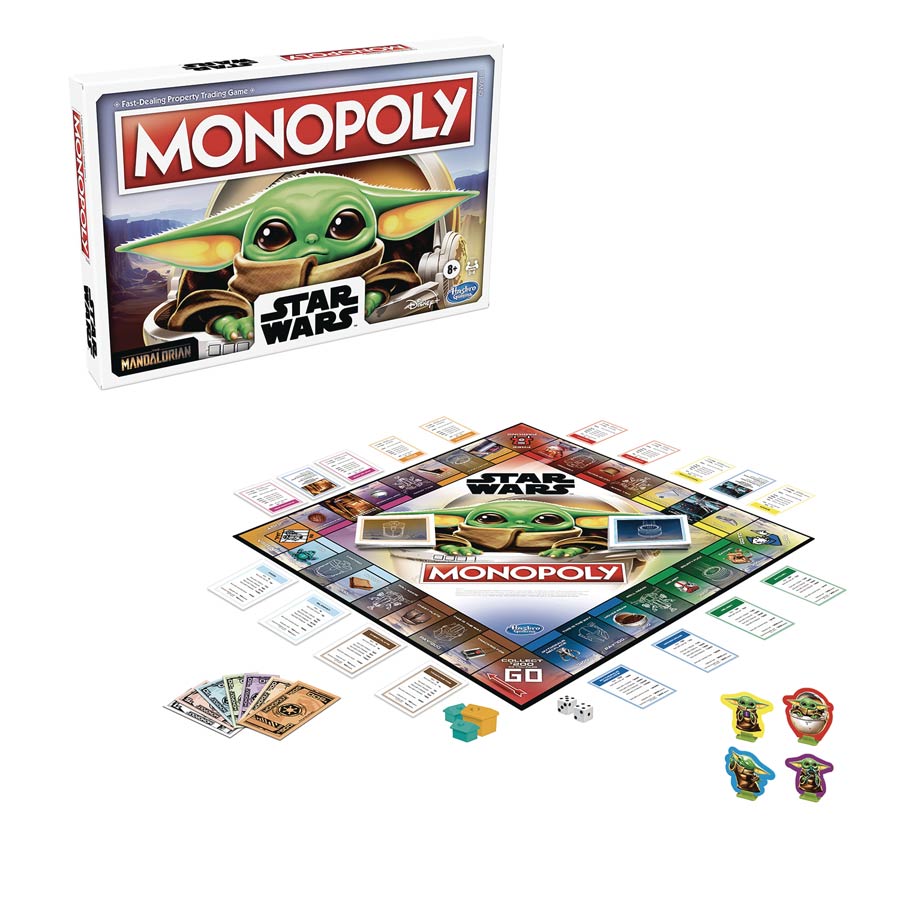 Monopoly Star Wars The Mandalorian The Child Edition Game Case