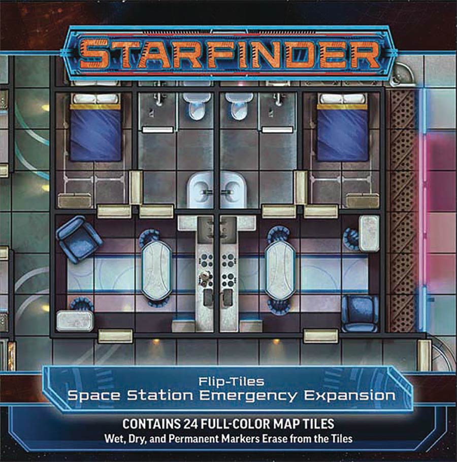 Starfinder RPG Flip-Tiles - Space Station Emergency Expansion