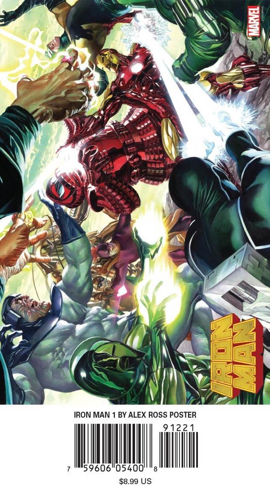 Iron Man Vol 6 #1 By Alex Ross Poster