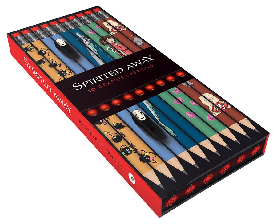 Spirited Away 10-Piece Boxed Pencil Set