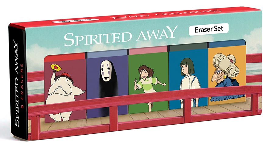 Spirited Away 5-Piece Boxed Eraser Set