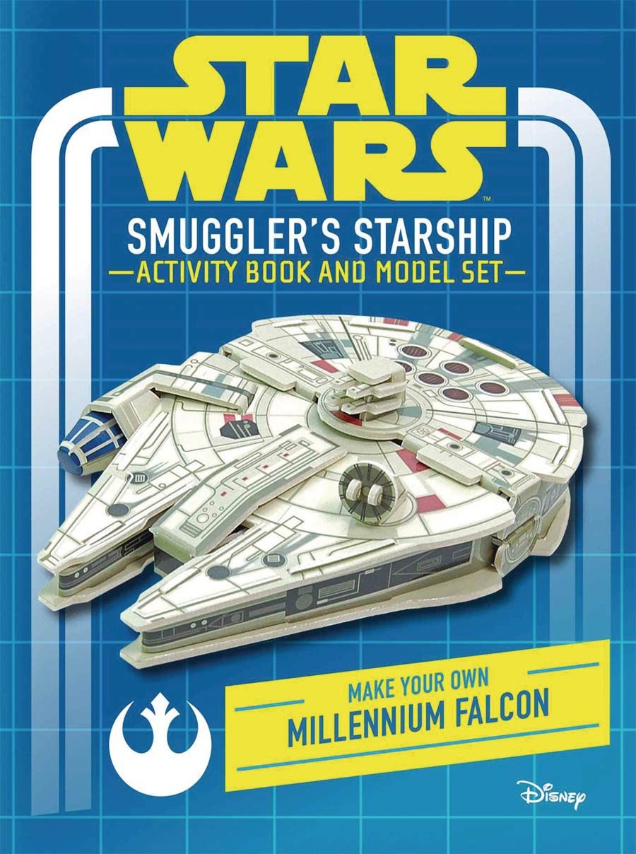 Star Wars Smugglers Starship Activity Book & Model Make Your Own Millennium Falcon HC
