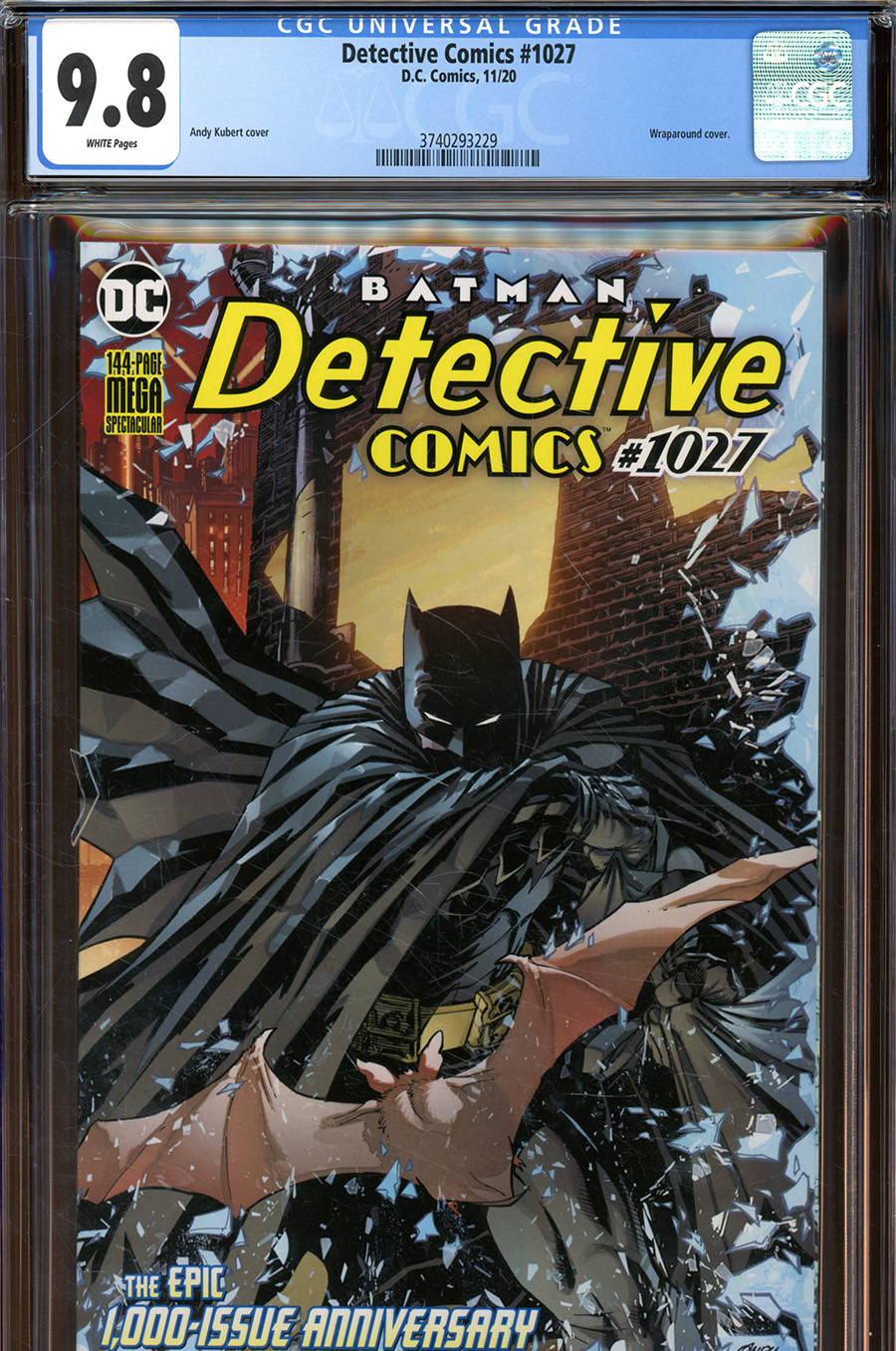 Detective Comics Vol 2 #1027 Cover P DF CGC Graded