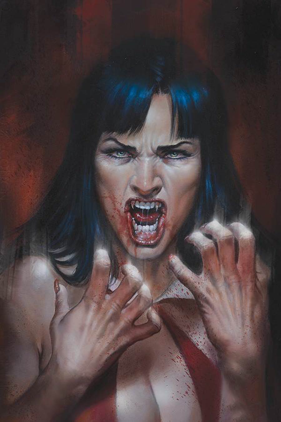 Vengeance Of Vampirella Vol 2 #10 Cover P Limited Edition Lucio Parrillo Virgin Cover