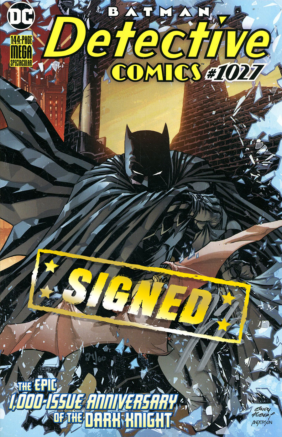 Detective Comics Vol 2 #1027 Cover O DF Signed By James Tynion IV