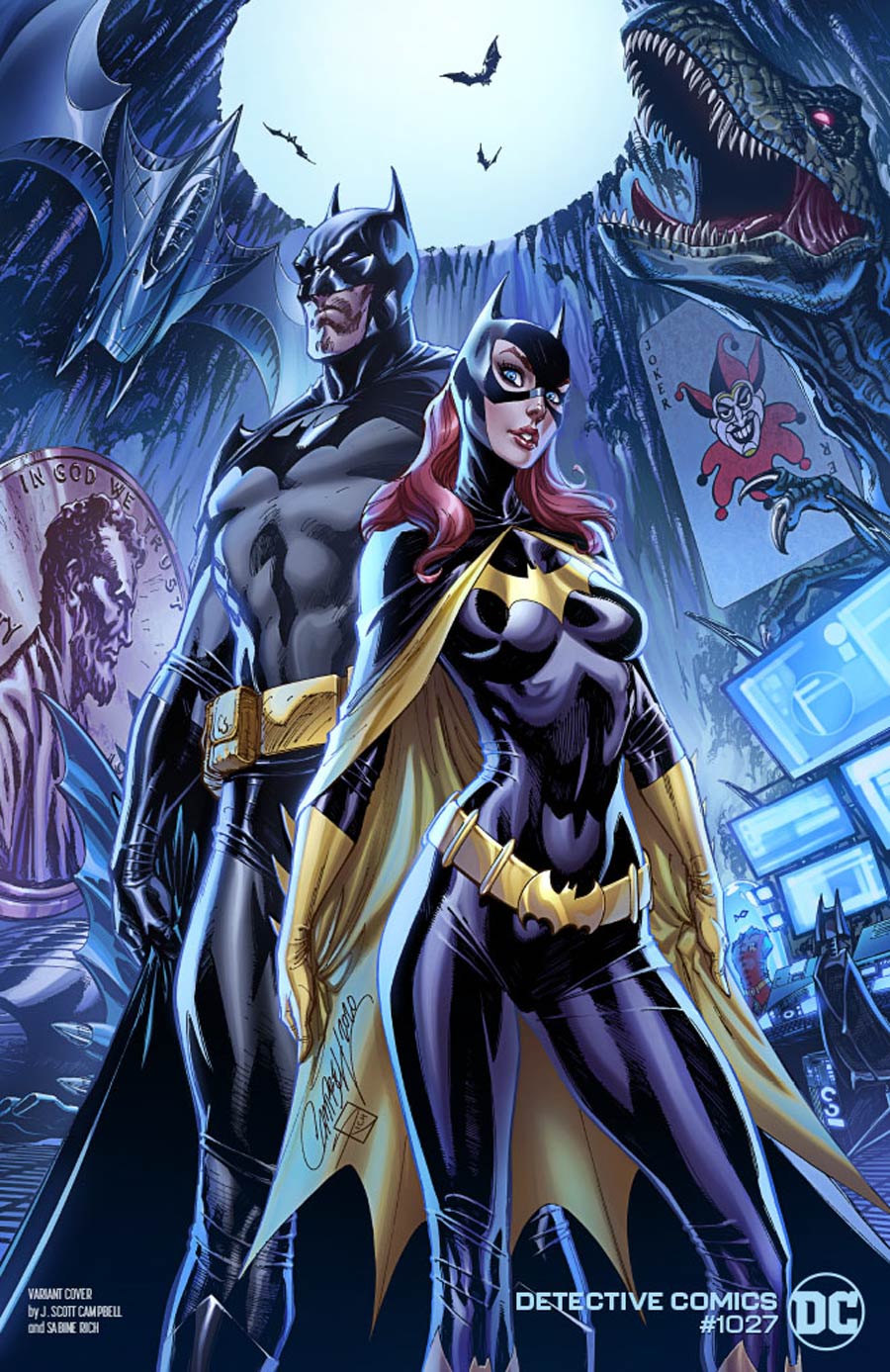 Detective Comics Vol 2 #1027 Cover C Variant J Scott Campbell Batman & Batgirl Cover