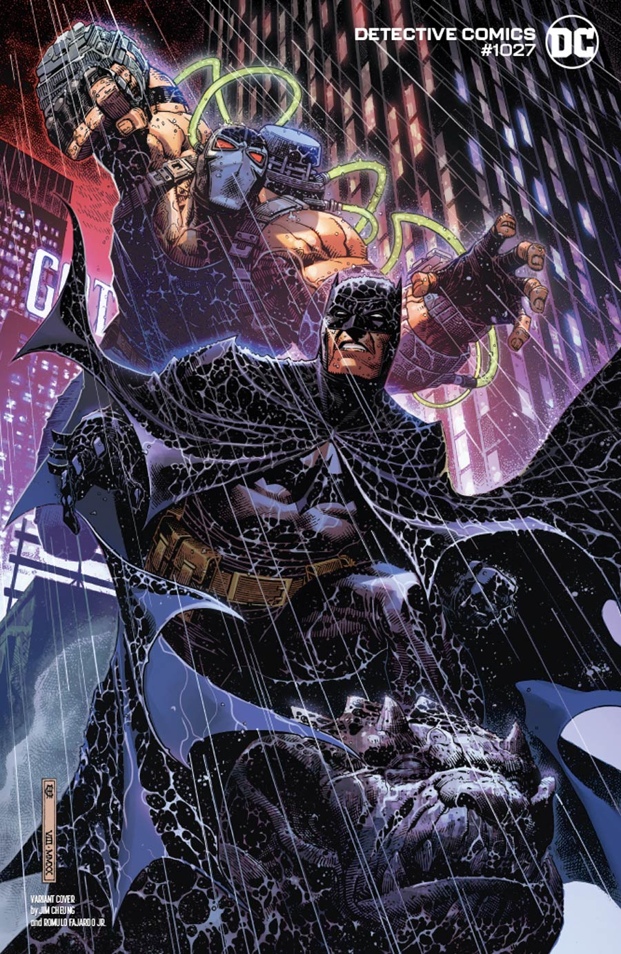 Detective Comics Vol 2 #1027 Cover G Variant Jim Cheung Batman & Bane Cover
