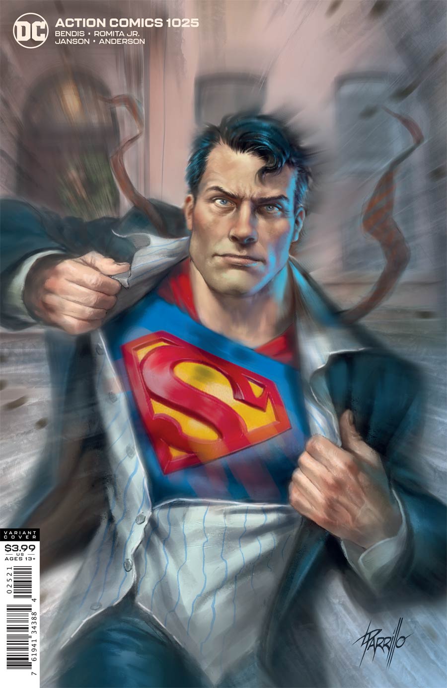 Action Comics Vol 2 #1025 Cover B Variant Lucio Parrillo Cover