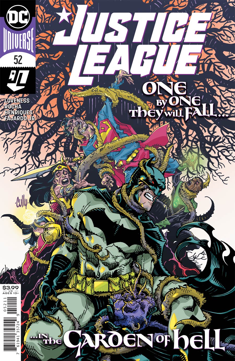 Justice League Vol 4 #52 Cover A Regular Cully Hamner Cover