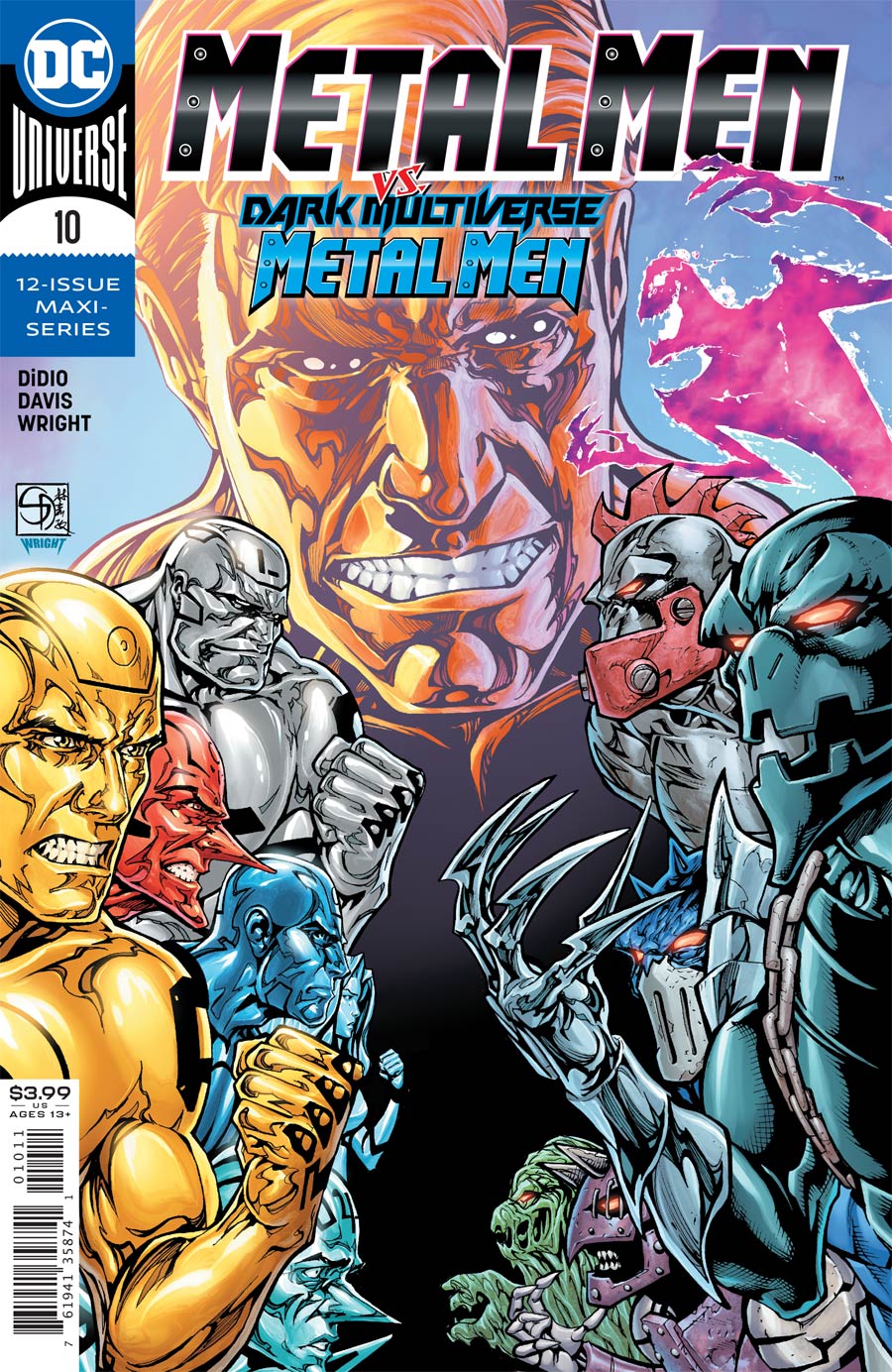 Metal Men Vol 4 #10 Cover A Regular Shane Davis Cover