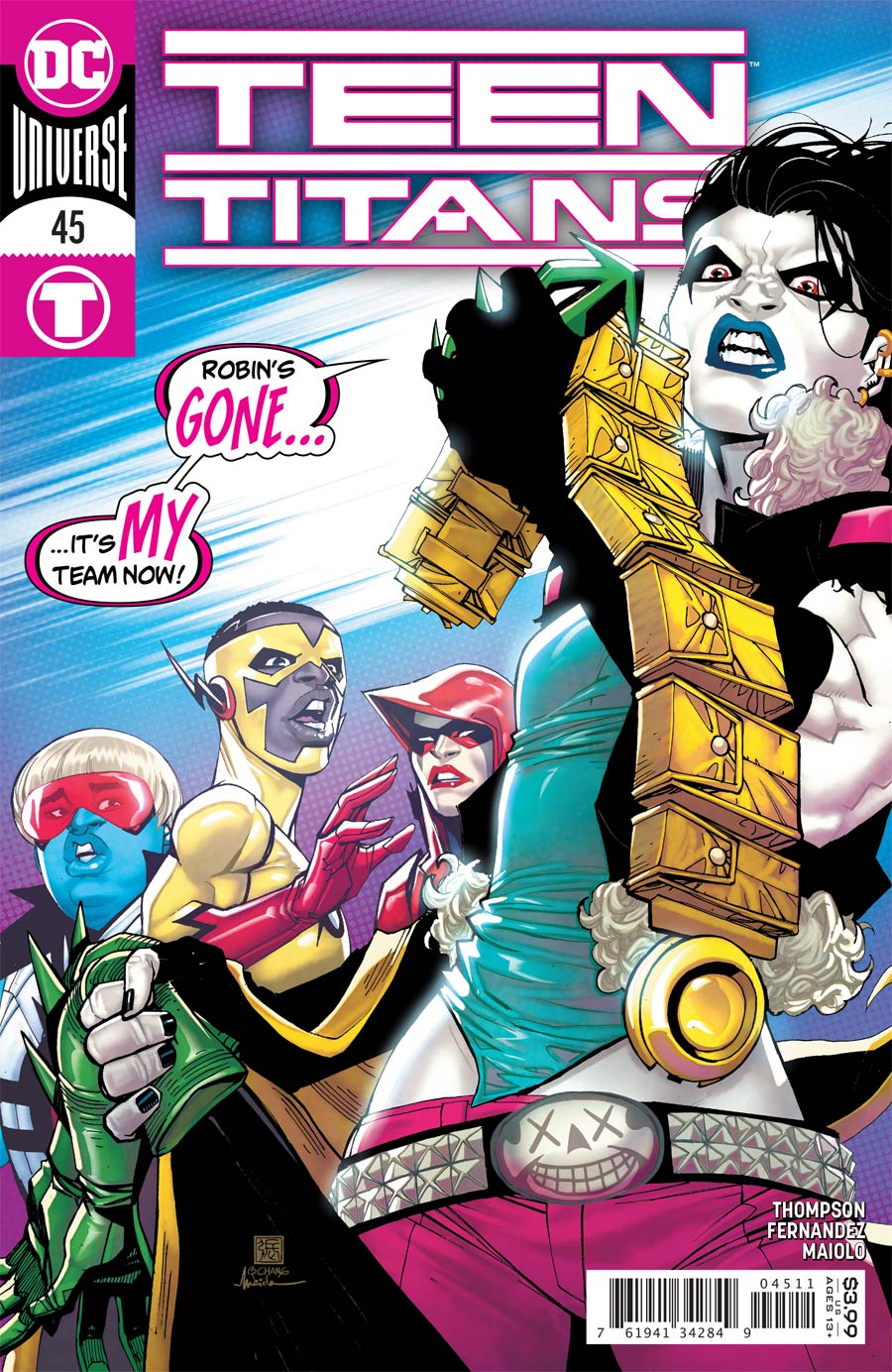 Teen Titans Vol 6 #45 Cover A Regular Bernard Chang Cover