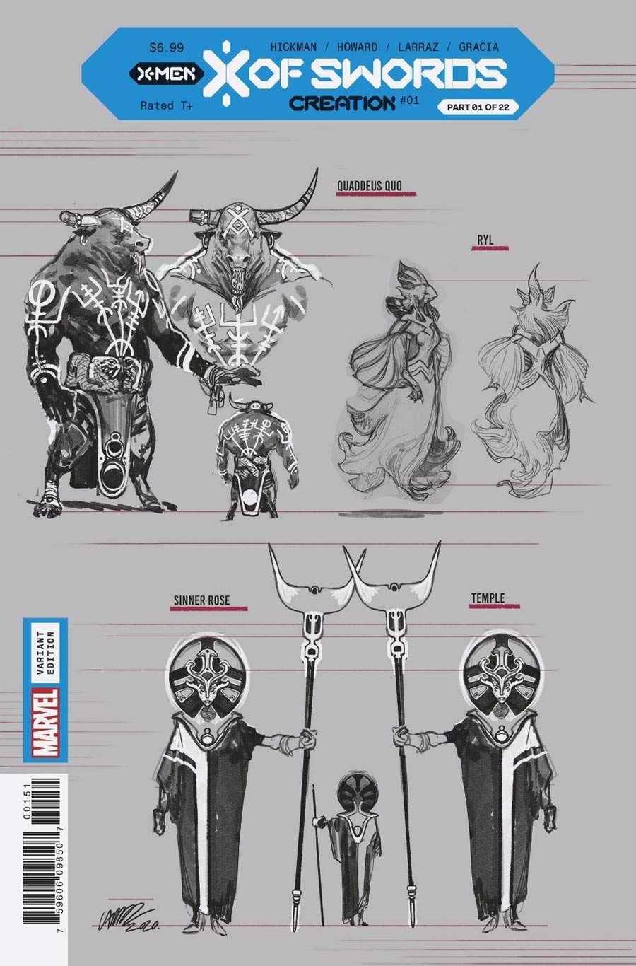 X Of Swords Creation #1 Cover E Incentive Pepe Larraz Design Variant Cover (X Of Swords Part 1)
