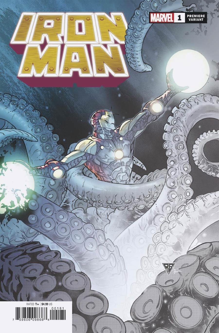 Iron Man Vol 6 #1 Cover K Incentive RB Silva Premiere Variant Cover